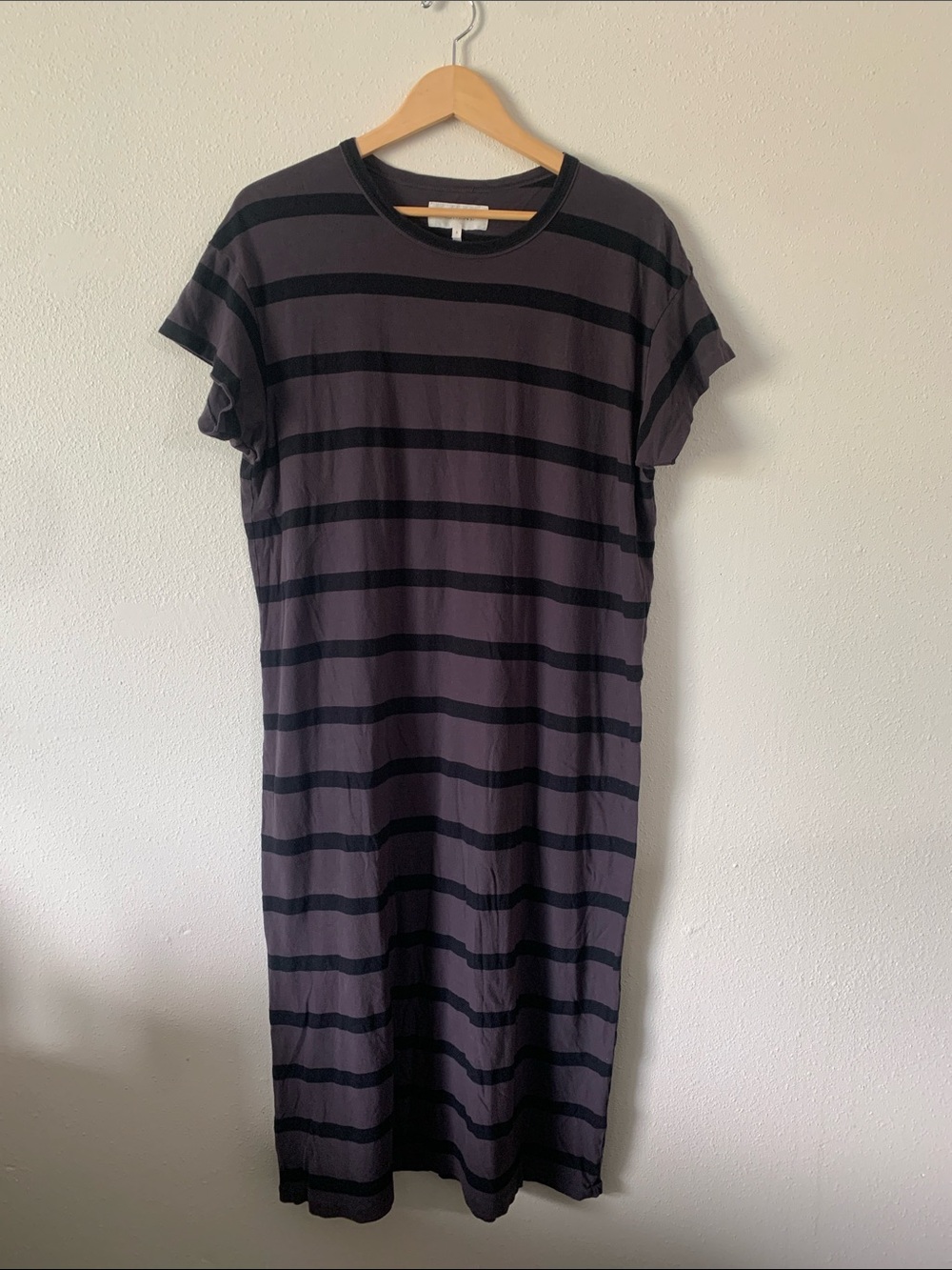 THE GREAT. Short-Sleeved Striped Dress. Size 2/Medium.